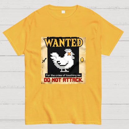 Wanted For The Crime Of Touching Me Art Print Geek T-Shirt