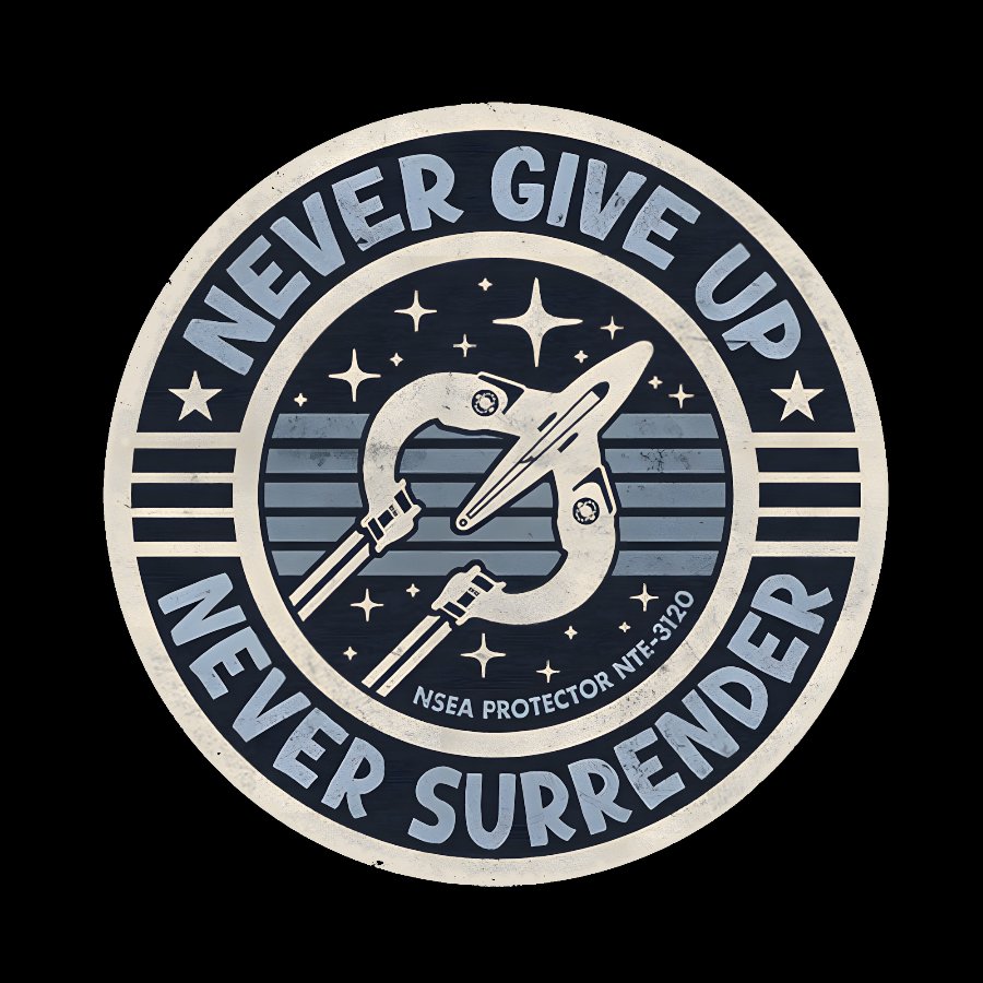 Never Give Up, Never Surrender! Geek T-Shirt
