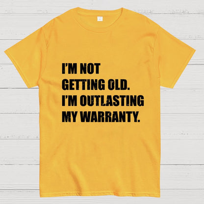 Funny Old Guy Outlasting My Warranty Geek T-Shirt