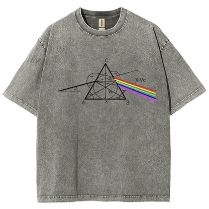 Optical Deconstruction Vintage Distressed T-shirt