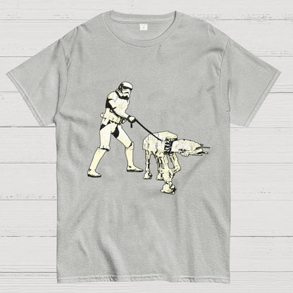Empire Robot Dog-Planet Battles Geek T-Shirt