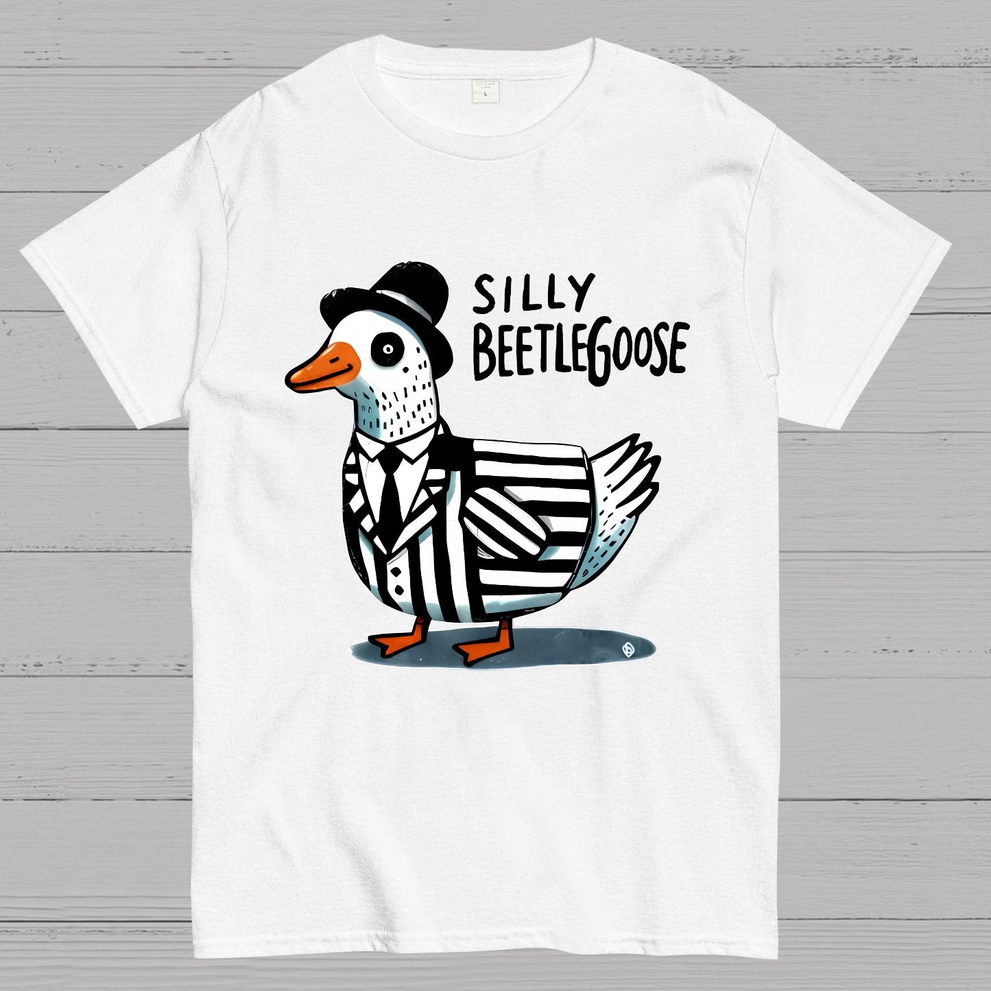 Silly Beetle Goose Funny Geek T-Shirt
