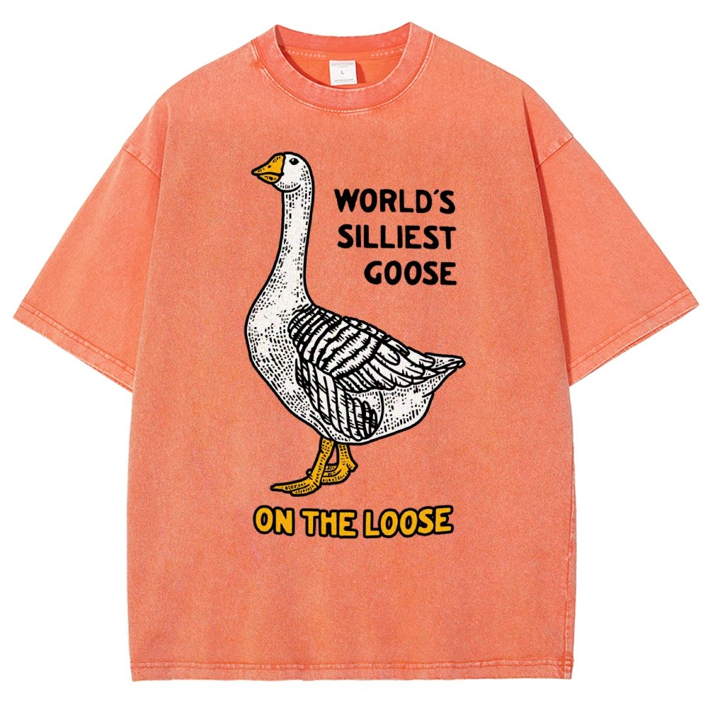 World's Silliest Goose Vintage Distressed T-shirt