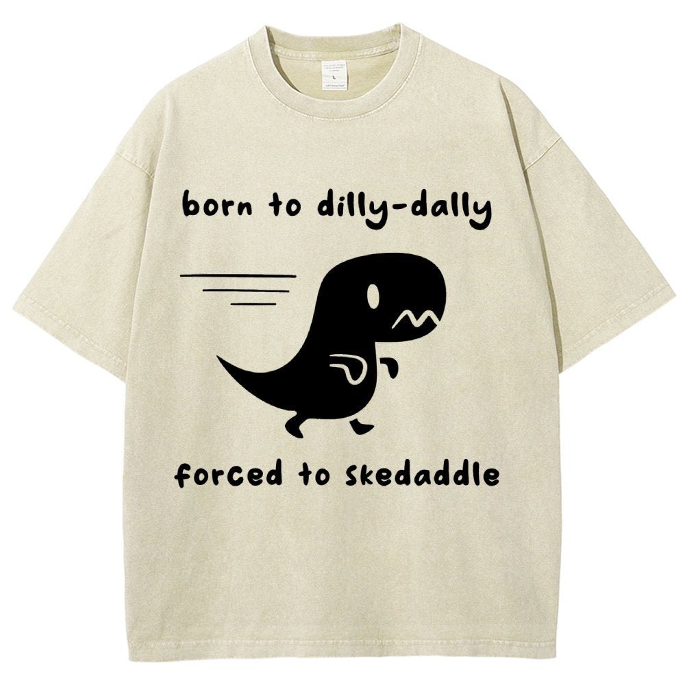 Forced To Skedaddle Vintage Distressed T-shirt