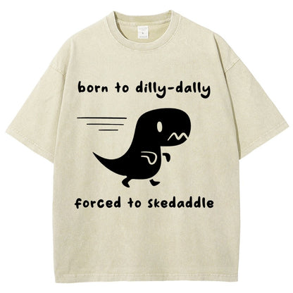 Forced To Skedaddle Vintage Distressed T-shirt