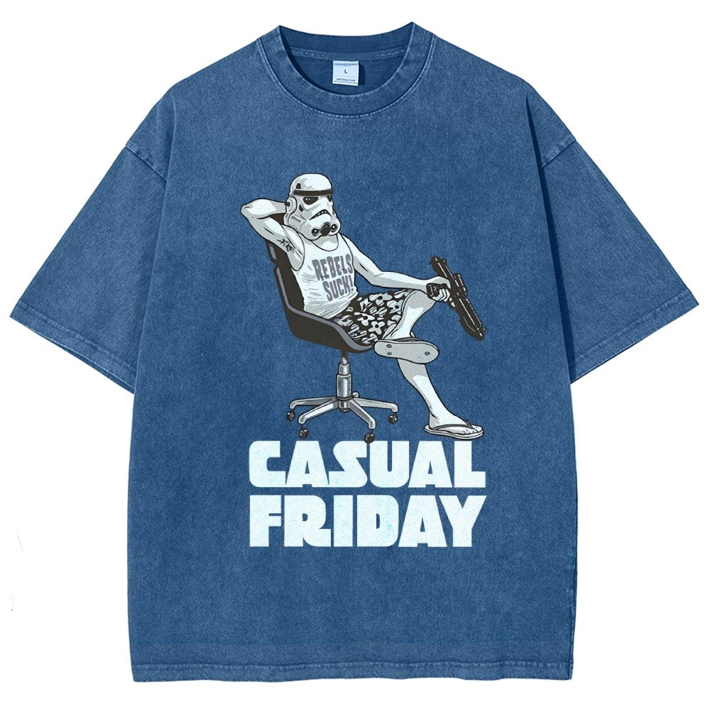 Casual Friday Vintage Distressed T-shirt