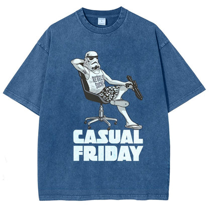 Casual Friday Vintage Distressed T-shirt