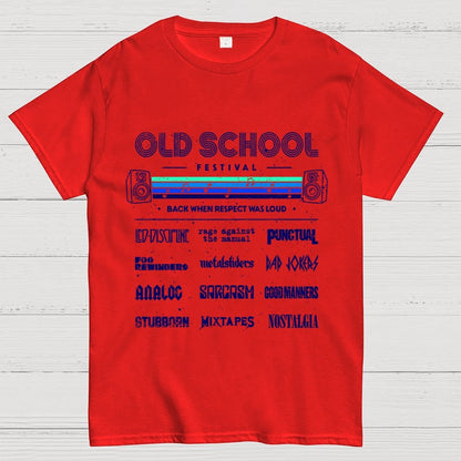 Old School Festival Unisex Geek T-Shirt