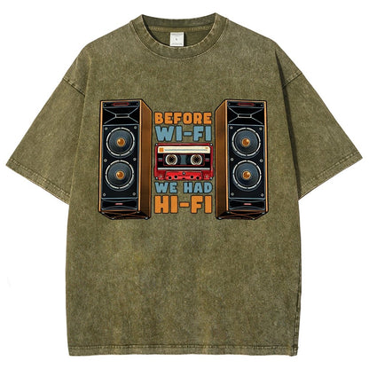 Before Wi-Fi Vintage Distressed T-shirt