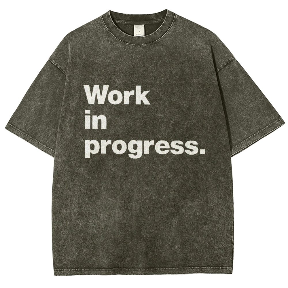 Work In Progress Vintage Distressed T-shirt