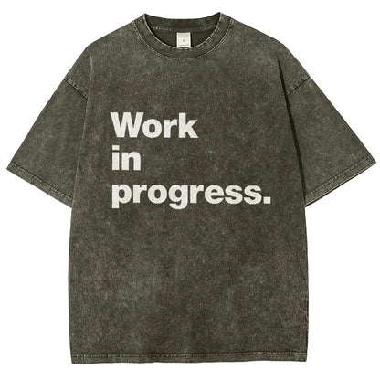 Work In Progress Vintage Distressed T-shirt