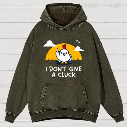 Don’t Give A Cluck Vintage Distressed Hoodie