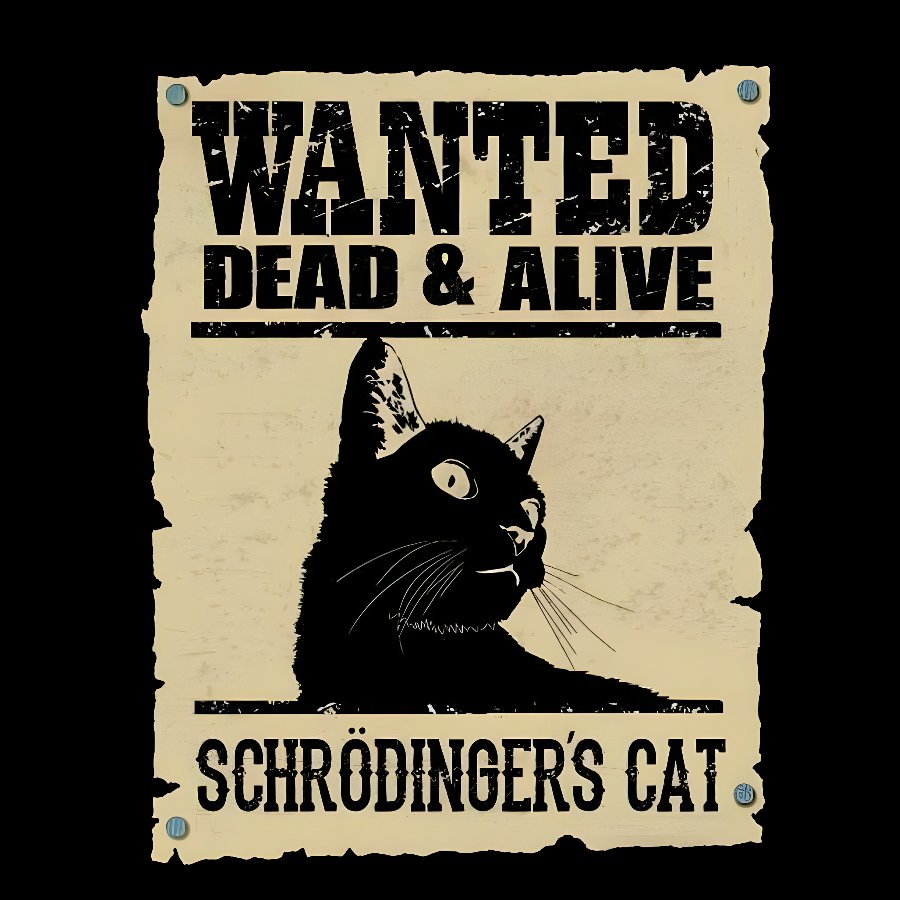 Schrodinger's Cat Wanted Geek Cotton Sweatshirt
