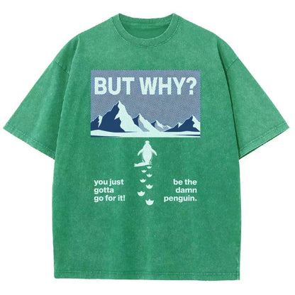 BUT WHY Vintage Distressed T-shirt