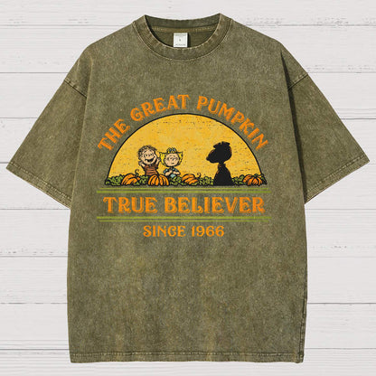 True Believer Since 1966 .Vintage Distressed T-shirt