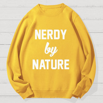 Nerdy by Nature Geek Cotton Sweatshirt