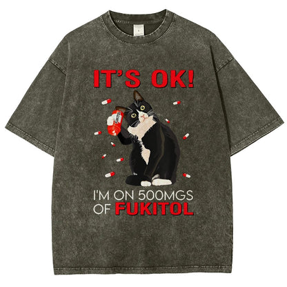 It's Ok Vintage Distressed T-shirt