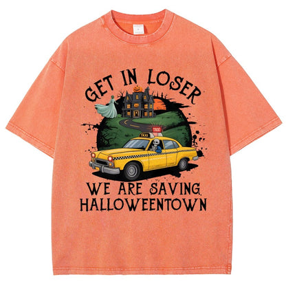 Get in Loser Halloween Vintage Distressed T-shirt