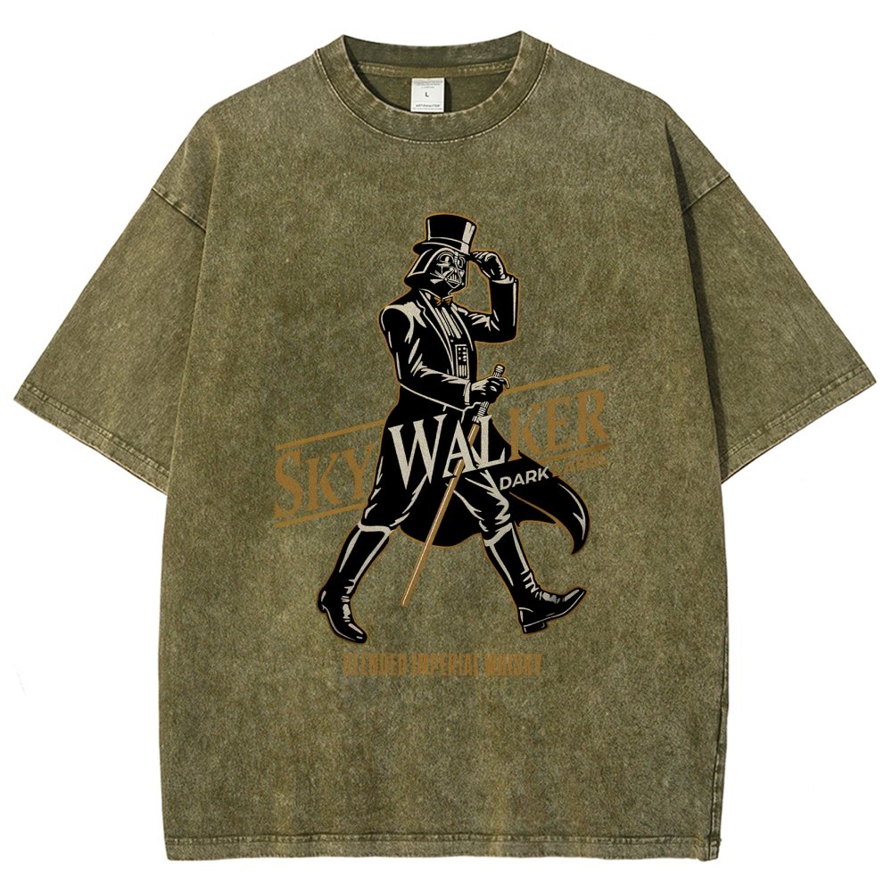 Keep Sky Walking Vintage Distressed T-shirt