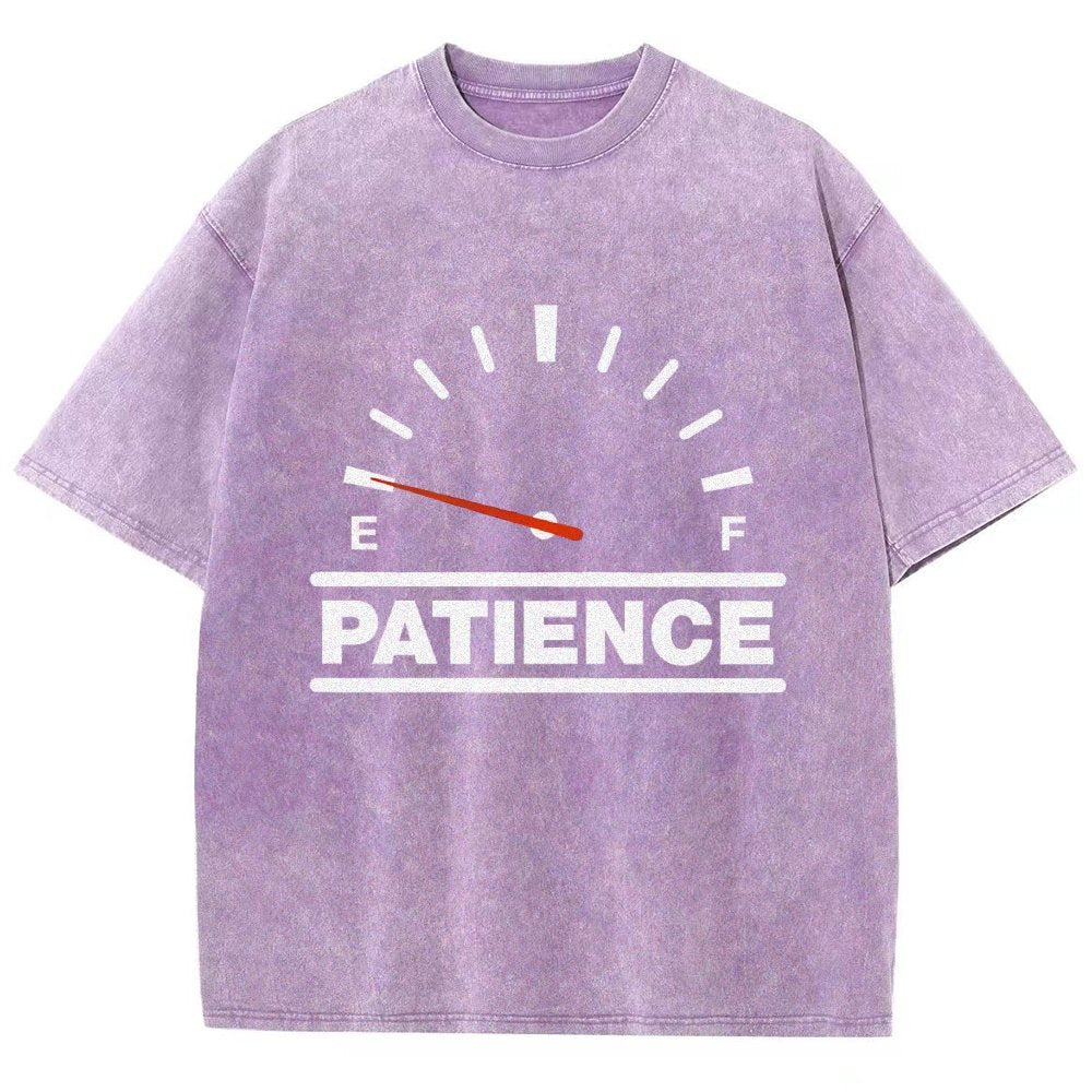 Funny Patience Vintage Distressed T-shirt