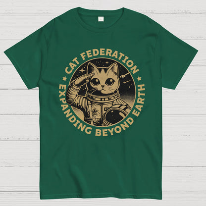 Universal Domination Cat Geek T-Shirt