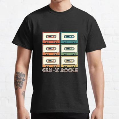 Retro Generation X - Gen X Raised On Hose Water And Neglect Geeky T-Shirt