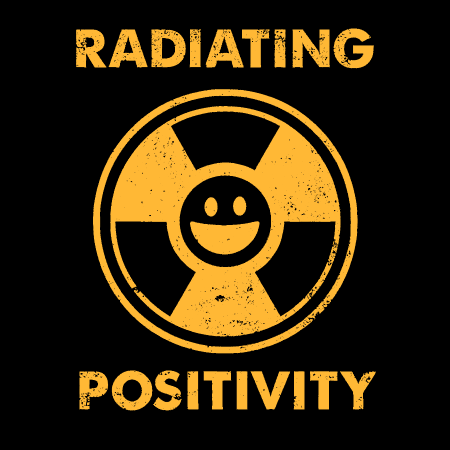 Radiating Positivity Geek T-Shirt