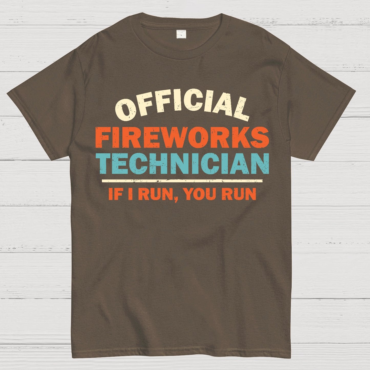 Official Fireworks Technician Geek T-Shirt