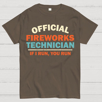 Official Fireworks Technician Geek T-Shirt