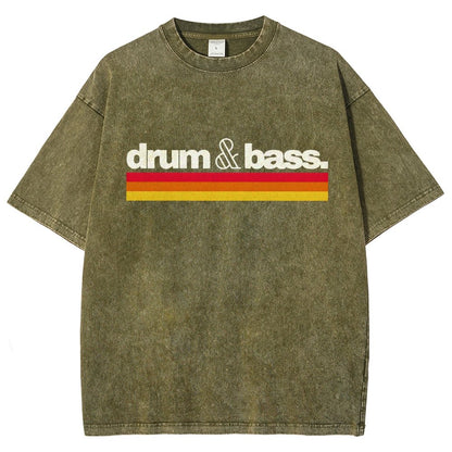 Drum N Bass Vintage Distressed T-shirt