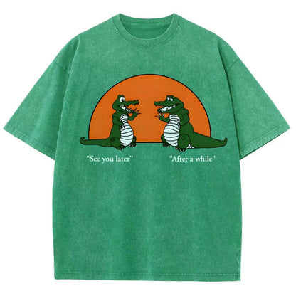 See You Later Alligator Vintage Distressed T-shirt