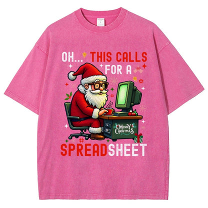 Ohh This Calls For A Spreadsheet Vintage Distressed T-shirt