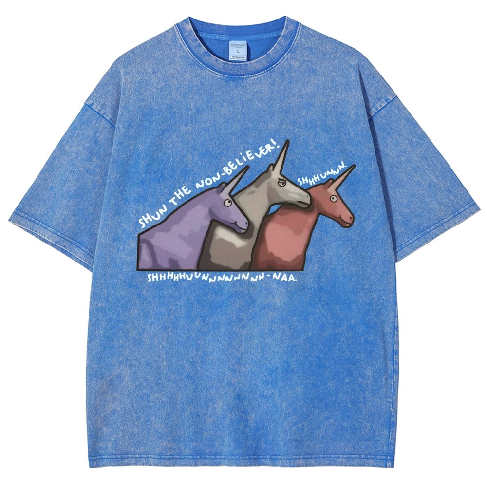 Shun the Non-Believer   Vintage Distressed T-shirt