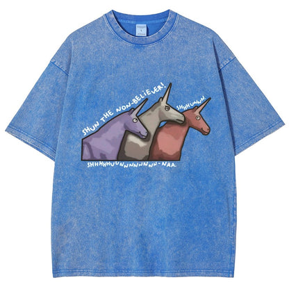 Shun the Non-Believer   Vintage Distressed T-shirt