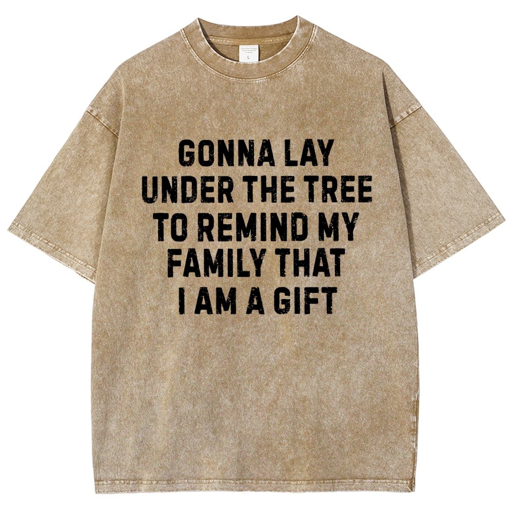 Crazy Dog Womens Funny Sarcastic Humor Christmas Vintage Distressed T-shirt