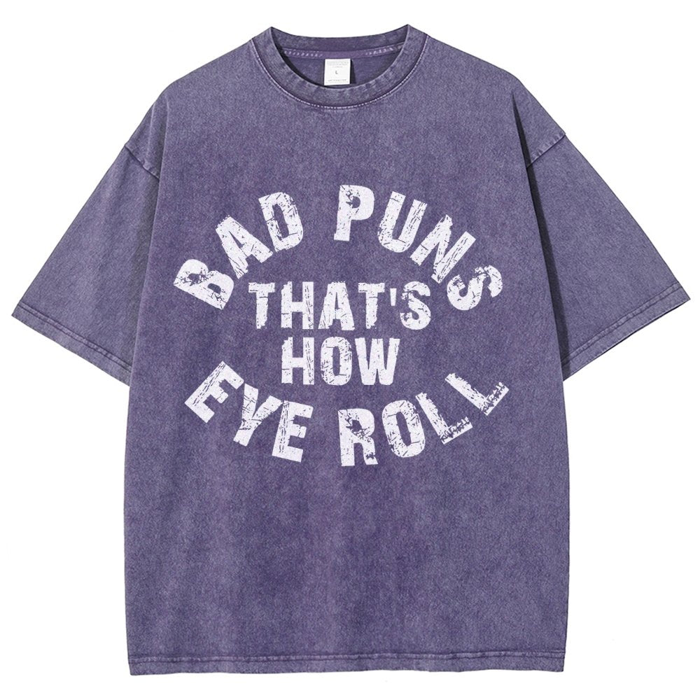 Eye Roll Vintage Distressed T-shirt