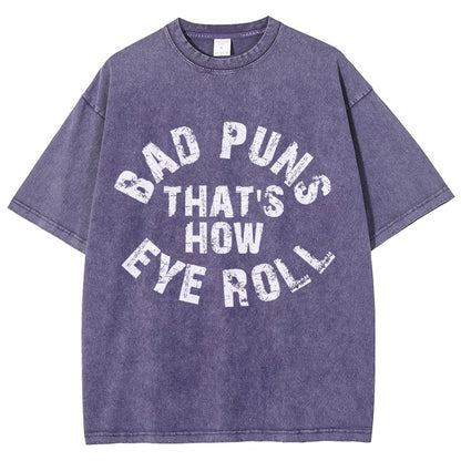 Eye Roll Vintage Distressed T-shirt