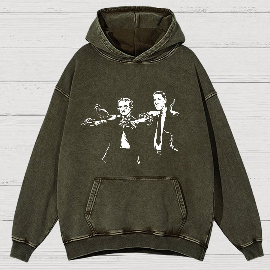 DARK FICTION II Vintage Distressed Hoodie