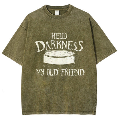 Hello Darkness Brew Vintage Distressed T-shirt