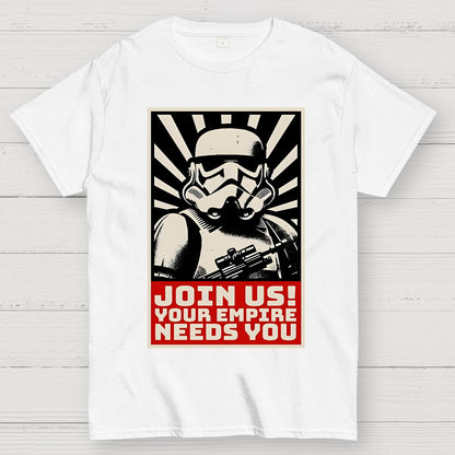 Join Us Your Realm Needs You Geek T-Shirt