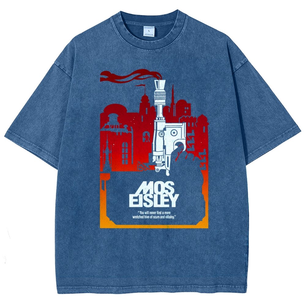 Galactic Streets Vintage Distressed T-shirt