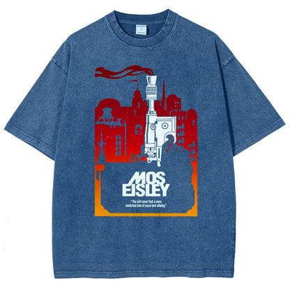 Galactic Streets Vintage Distressed T-shirt