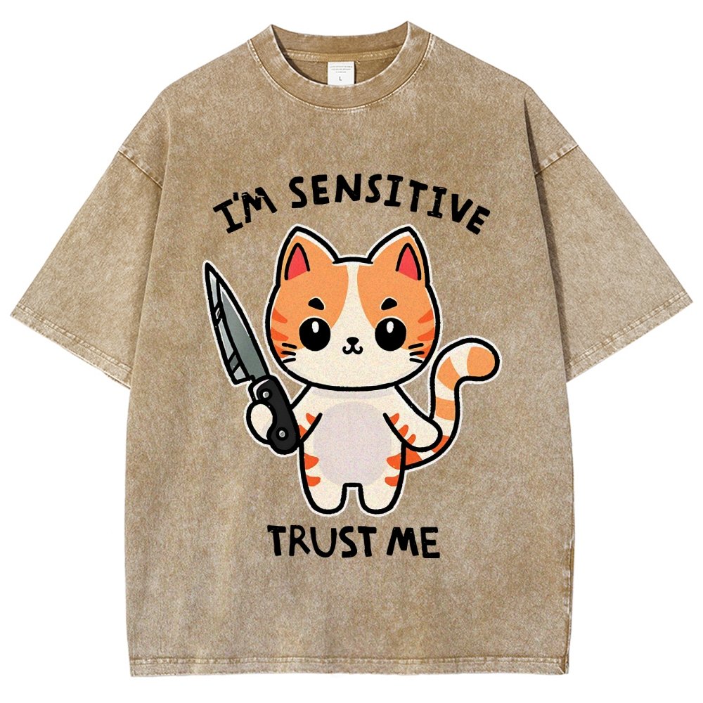 I'm Sensitive Vintage Distressed T-shirt