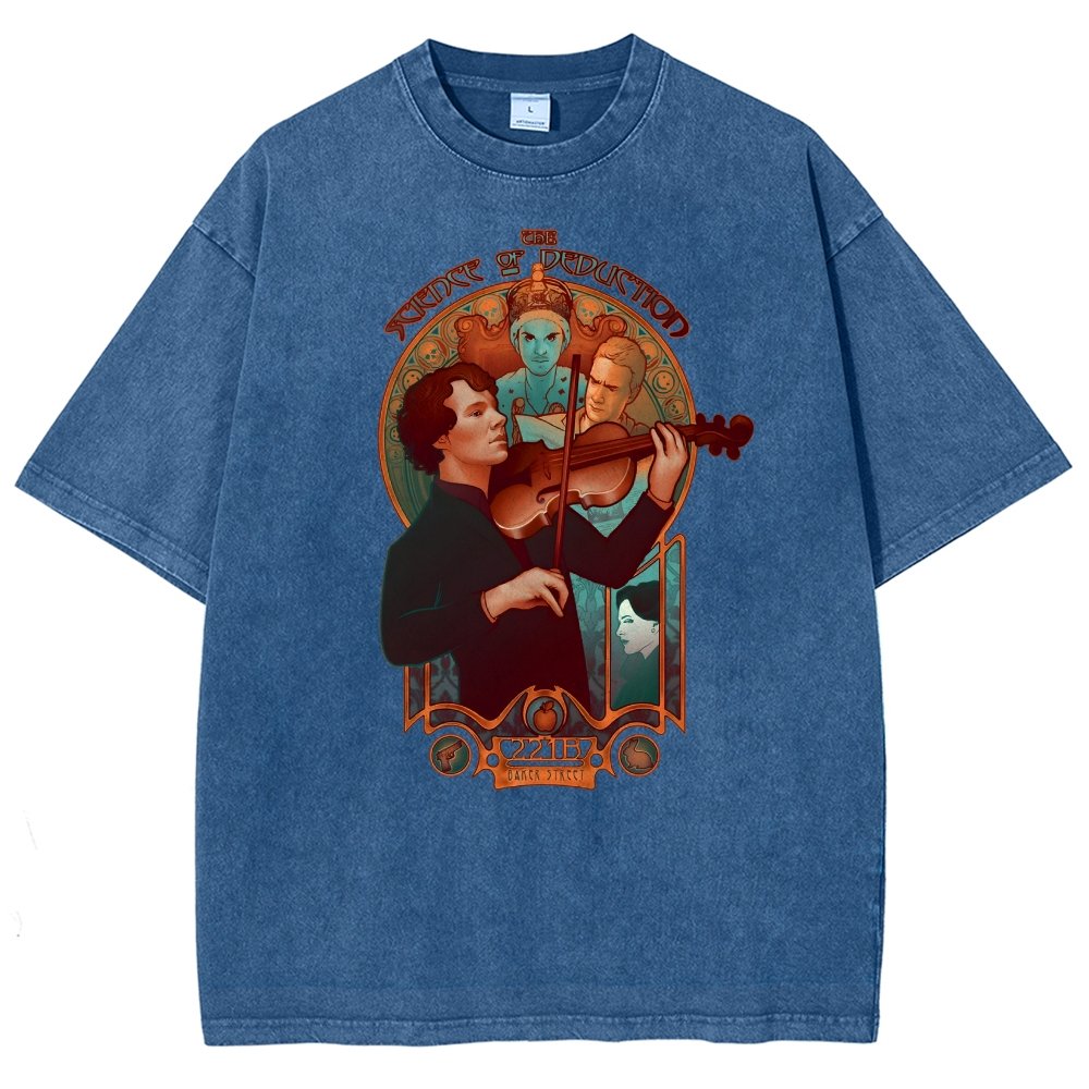 The Science of Deduction Vintage Distressed T-shirt