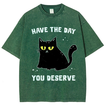 Karma Kitten Vintage Distressed T-shirt