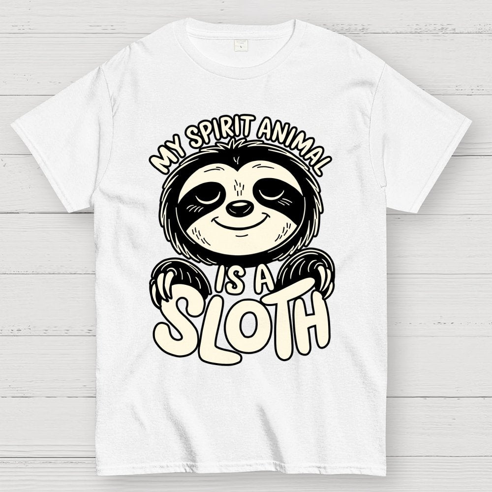 My Spirit Animal is a Sloth Geek T-Shirt