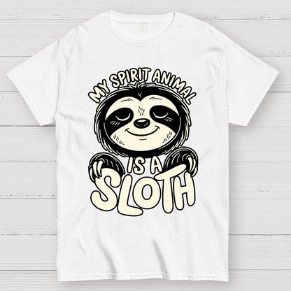 My Spirit Animal is a Sloth Geek T-Shirt