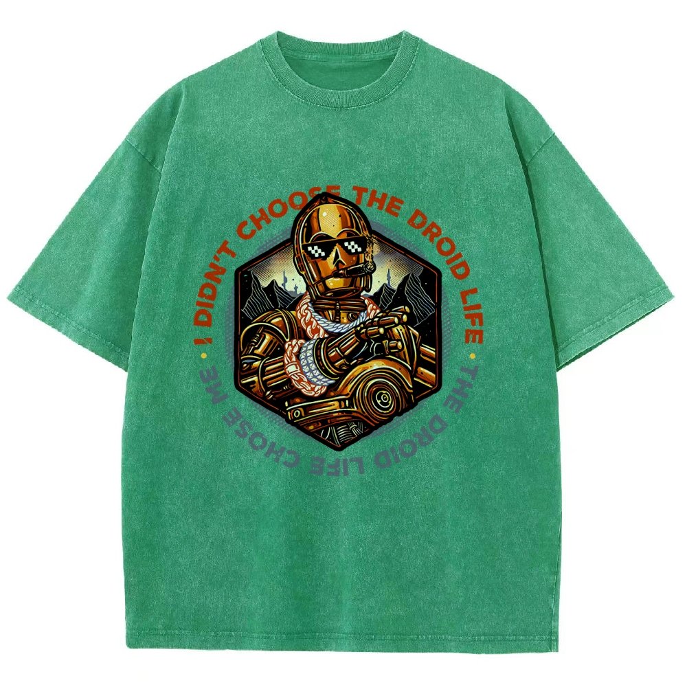 The Robot Life Vintage Distressed T-shirt