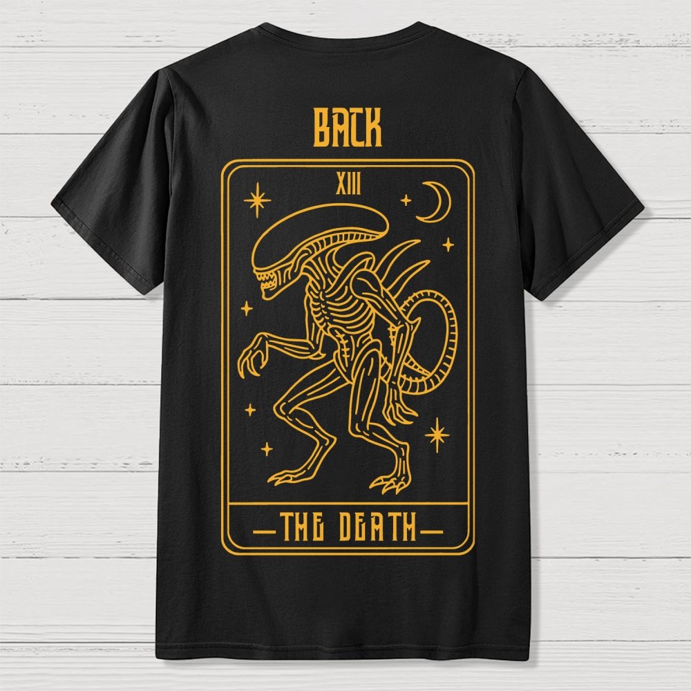Mystery Tarot Front And Back Printing Geek T-Shirt