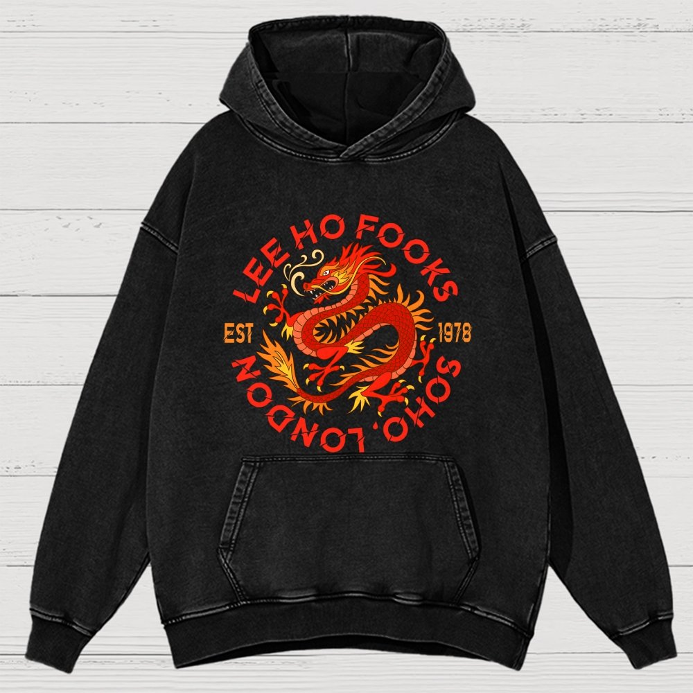 Mystery Town's (Werewolves of London)  Vintage Distressed Hoodie
